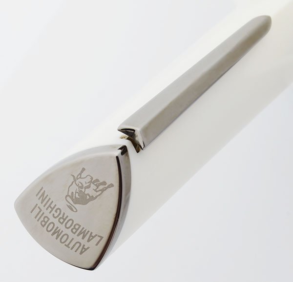 Omas 360 Lamborghini LE Fountain Pen - White with Ruthenium